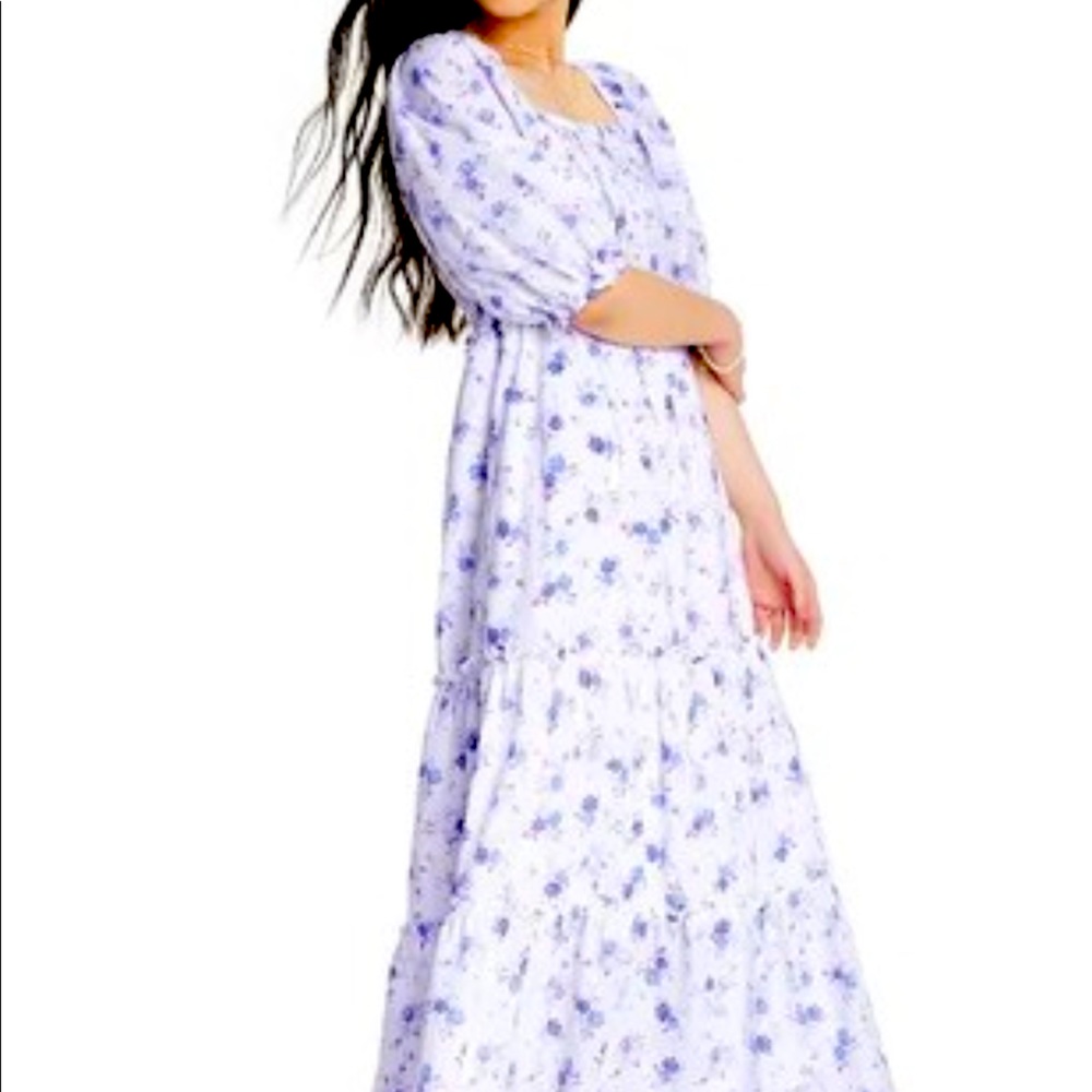NWT White Floral Maxi